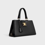 MEDIUM APPOLINE BAG IN SUPPLE CALFSKIN BLACK - Image 2